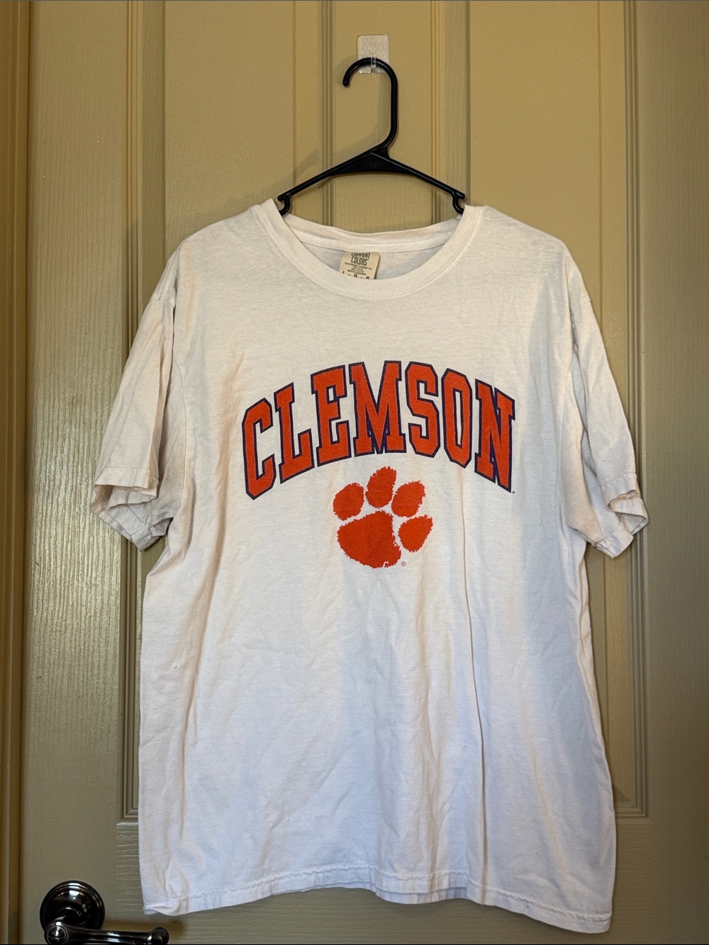 Women's White Clemson Short Sleeve T-Shirt